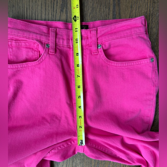 Lee SIZE 27 Hot Pink High Waist Flare Jeans Denim Pants - Picture 7 of 10